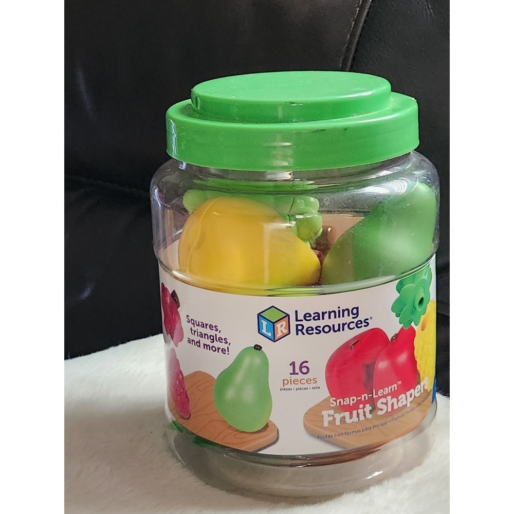 Snap n Learn Fruit Shapers Educational Toy for Preschool Shape Sorting Fun